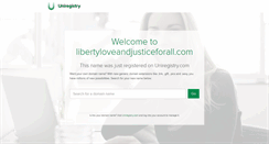 Desktop Screenshot of libertyloveandjusticeforall.com